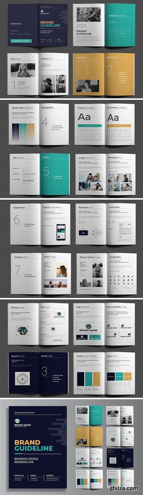 Brand Guideline Design Template H2JK83D