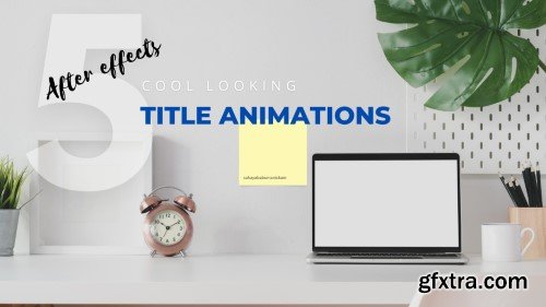 5 cool looking Title animations | After effects 2023