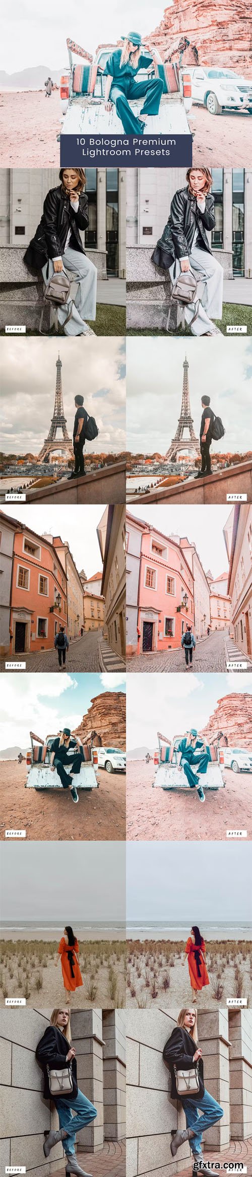 10 Bologna Premium Lightroom Presets