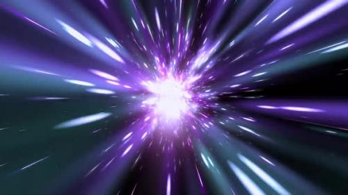 Videohive - Blue Purple Sparkling Motion Background - 48240616 - 48240616