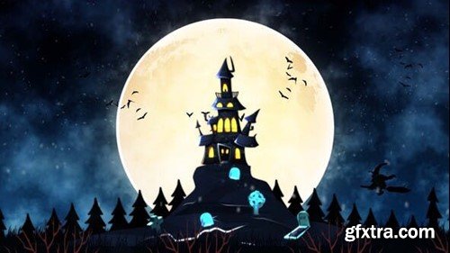 Videohive Happy Halloween Intro 48561331