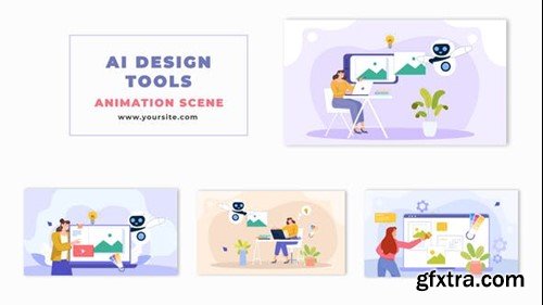 Videohive Vector AI Design Tool Cartoon Animation Scene 48570949