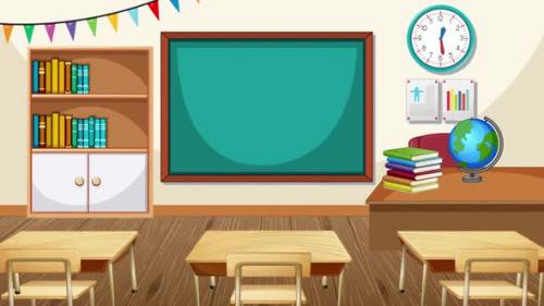 Videohive - 2d Cartoon Classroom - 48241547 - 48241547