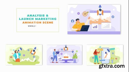 Videohive Startup Analysis and Launch Marketing Animation Scene 48569142