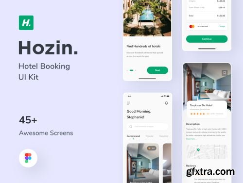 Hozin - Hotel Booking UI Kit Ui8.net