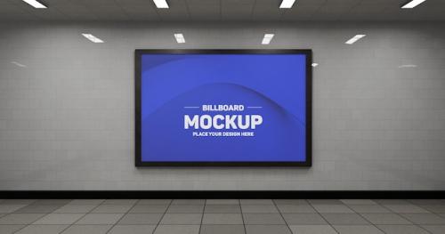 Premium PSD | Wall poster mockup design Premium PSD