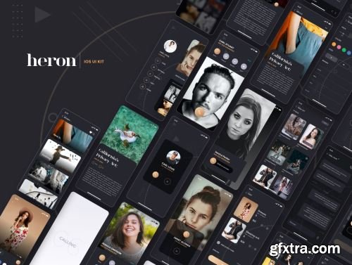 Heron - IOS UI Kit Ui8.net