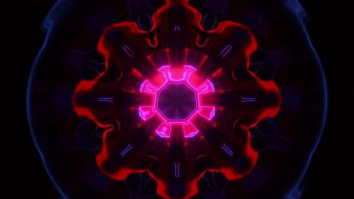 Videohive - Liquid Neon Mandala Pattern 06 - 48241905 - 48241905