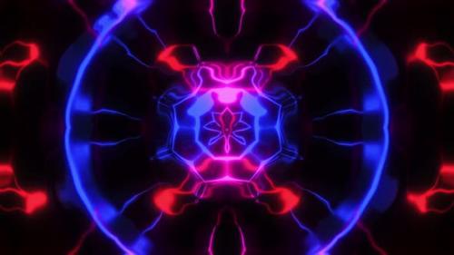 Videohive - Liquid Neon Mandala Pattern 02 - 48241906 - 48241906