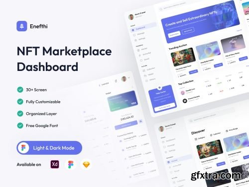Enefthi - NFT Marketplace Dashboard Ui8.net