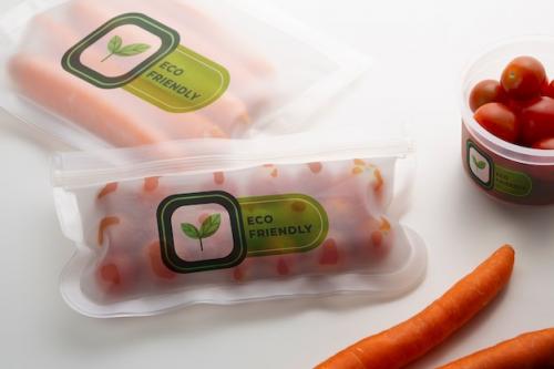 Premium PSD | Eco plastic packaging for food Premium PSD