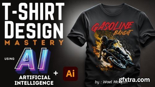 T-Shirt Design Mastery: Using A. I and Adobe Illustrator