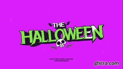 Videohive Halloween Titles and Text 48586819