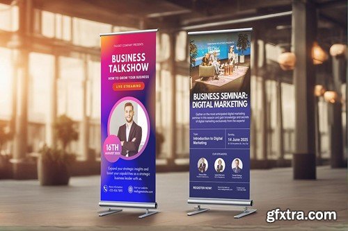 Rollup Banner Mockup D8JTBGT