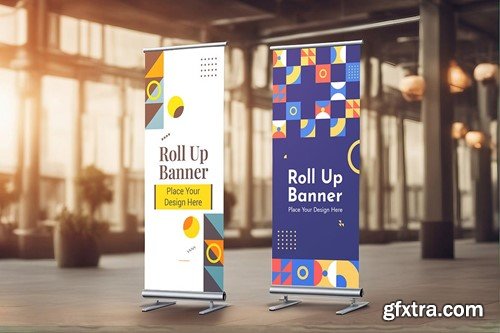 Rollup Banner Mockup D8JTBGT