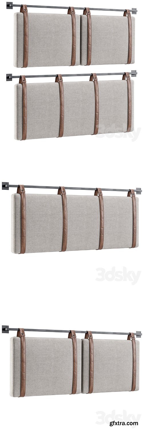 Hanging Pillow Headboard Set 2