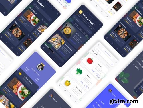 FoodGo the Best Grocery and Restaurant App Ui8.net