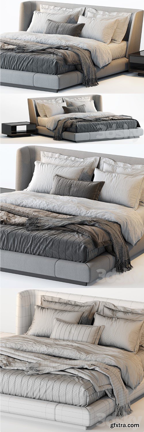 Minotti creed bed