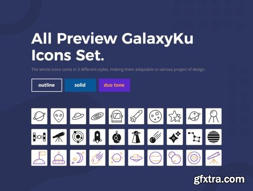 GalaxyKu Space Icons Ui8.net