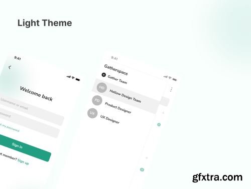 Gatherspace - community app ui kit Ui8.net