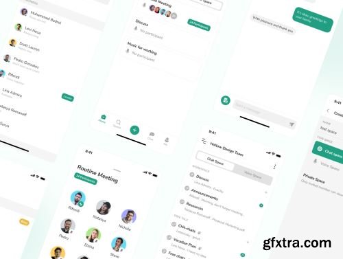 Gatherspace - community app ui kit Ui8.net