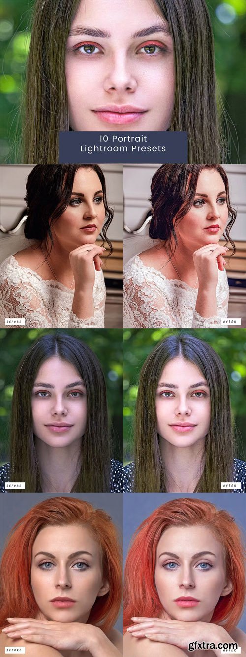 10 Portrait Lightroom Presets