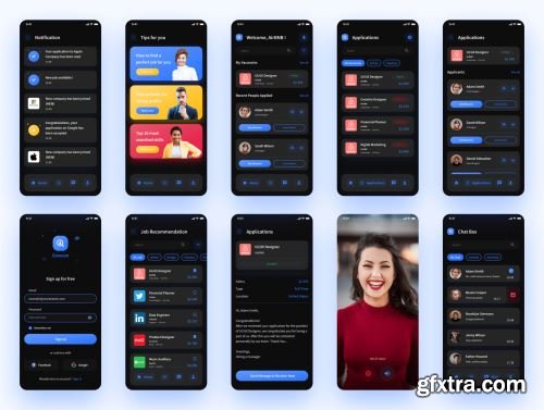 Gawean - Job Finder App UI Kit Ui8.net