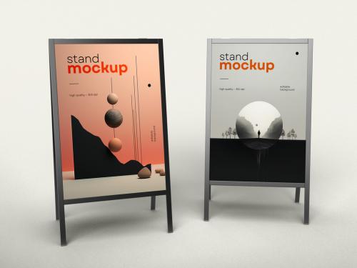 Street Stand Board Mockup 643615700