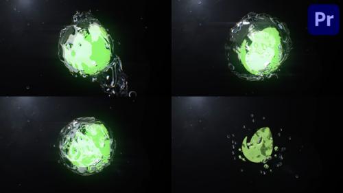 Videohive - Water Sphere Logo for Premiere Pro - 48239190 - 48239190