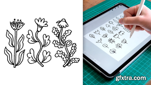 Flowers & Foliage: Drawing Plants & Botanical Illustrations in Procreate