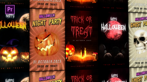 Videohive - Halloween Spooky Stories Pack - 48257348 - 48257348