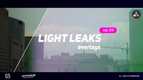 Videohive - Light Leaks Overlays Vol. 04 for DaVinci Resolve - 48287658 - 48287658