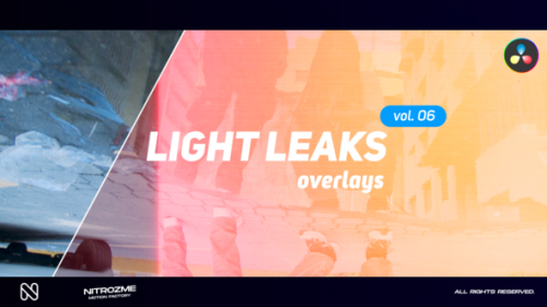 Videohive - Light Leaks Overlays Vol. 06 for DaVinci Resolve - 48287963 - 48287963