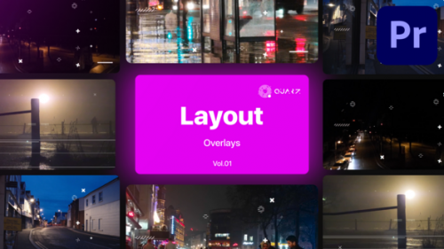 Videohive - Overlay Layouts for Premiere Pro Vol. 01 - 48290612 - 48290612