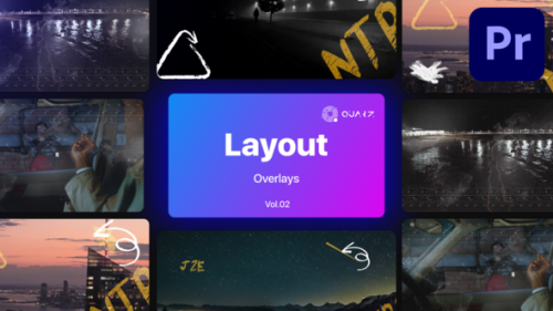 Videohive - Overlay Layouts for Premiere Pro Vol. 02 - 48290619 - 48290619