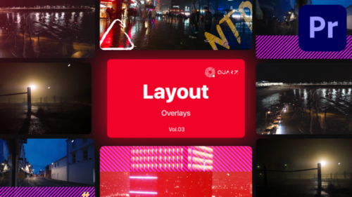 Videohive - Overlay Layouts for Premiere Pro Vol. 03 - 48290624 - 48290624