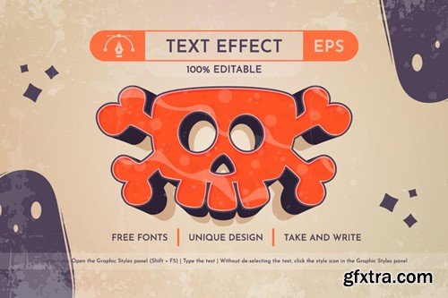 Spooky - Editable Text Effect, Font Style QU74659