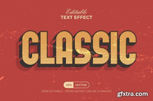 Classic Text Effect Style B83N9R4