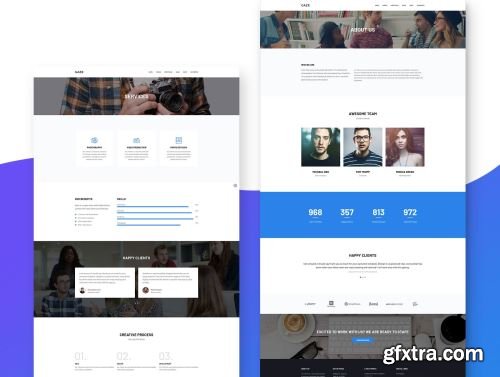 Gaze - Multi Concept HTML Template Ui8.net