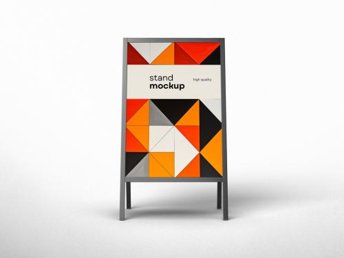 Street Stand Board Mockup 643615336