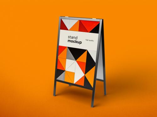 Street Stand Board Mockup 643615316