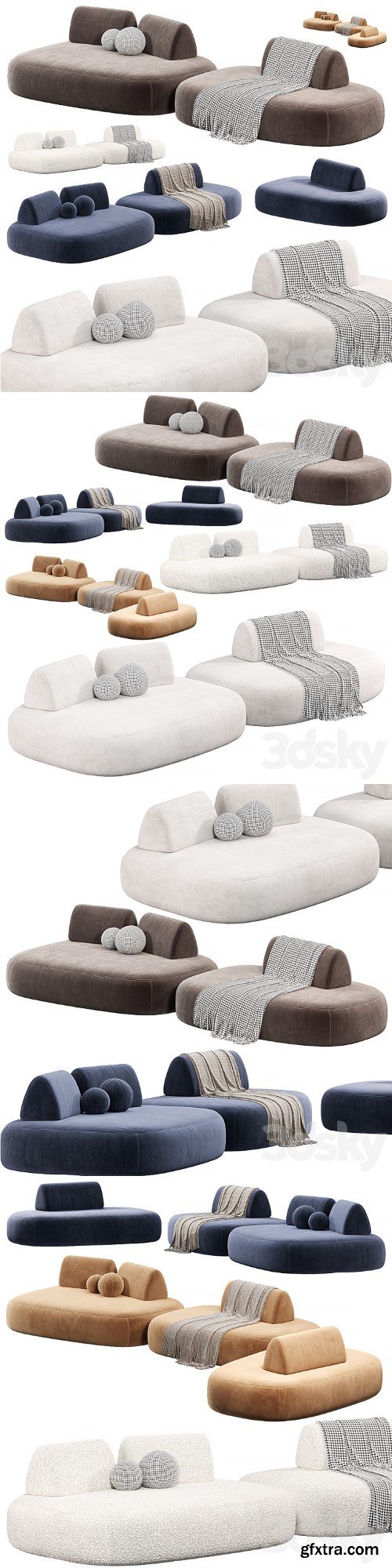 Telen Ligne Roset Divanetto sofa by miliashop, sofas