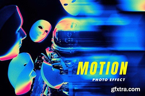 Motion Photo Effect with Acid Colors 62KXYQP