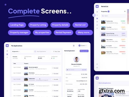 Estatery - Real Estate SaaS Web UI Kit Ui8.net