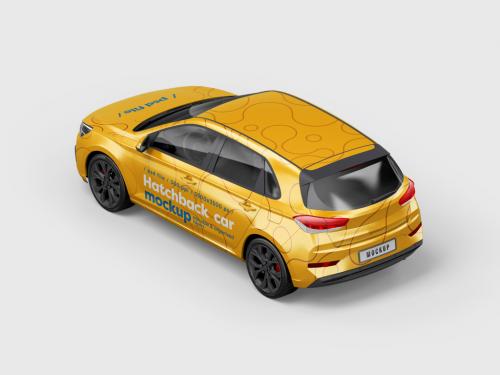 Hatchback Car Mockup 643236508