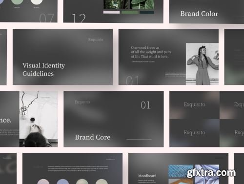 Exquisito - Brand Identity Ui8.net