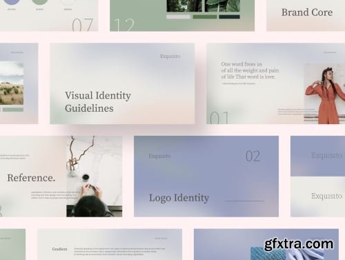 Exquisito - Brand Identity Ui8.net