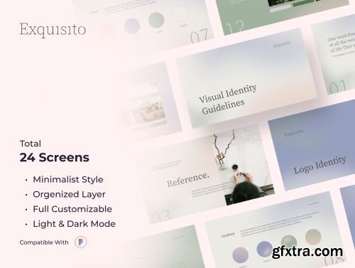 Exquisito - Brand Identity Ui8.net