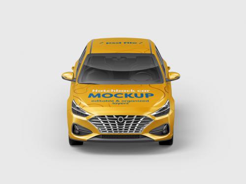 Hatchback Car Mockup 643236267