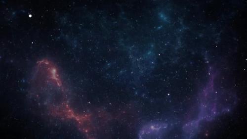 Videohive - Sparkling Galaxy Stars Animation Background - 48256323 - 48256323